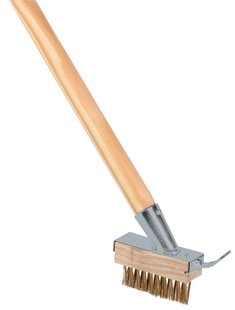 Onkruidborstel met houder en steel