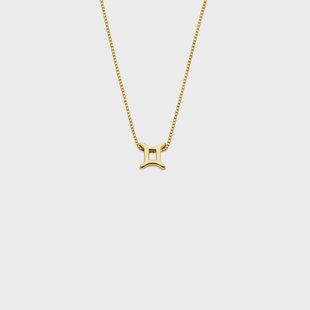 Isabel Bernard Étoiles d’Or Tweelingen 14 Karaat Gouden Venetiaanse ketting Met Horoscoop voor dames