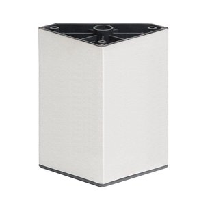 Stalen meubelpoot chroom vierkant 5 bij 5 cm en hoogte 8 cm (5 x 5 cm)