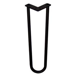 Stalen hairpin zwart hairpin ø 1,6 cm en hoogte 40 cm