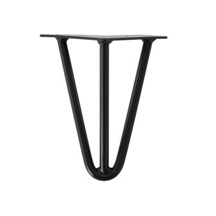 Stalen hairpin zwart hairpin ø 1,2 cm en hoogte 20 cm