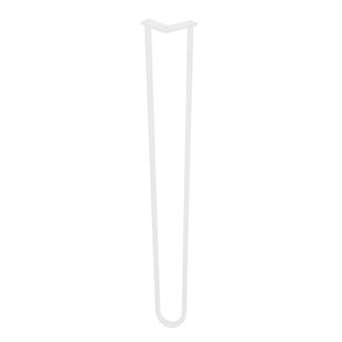 Stalen hairpin wit hairpin ø 1,6 cm en hoogte 105 cm