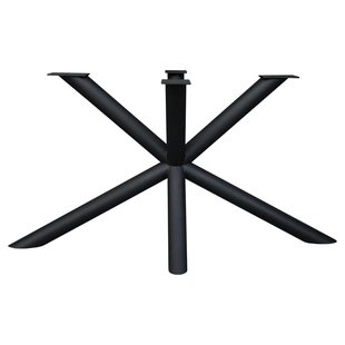 Stalen matrix zwart spinpoot lengte 150 cm bij 74 cm, hoogte 73 cm en buis ø 7,6 cm