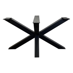 Stalen matrix zwart spinpoot 48 bij 54 cm en hoogte 37 cm (5 x 5 cm)