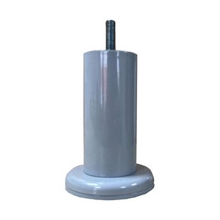 Stalen meubelpoot grijs rond ø 4,2 cm en hoogte 10 cm (M8)