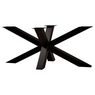 Stalen matrix zwart spinpoot 180 bij 70 cm en hoogte 72 cm (8 x 8 cm)