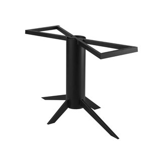 Stalen tafelonderstel zwart kolom 180 bij 78 cm en hoogte 73 cm