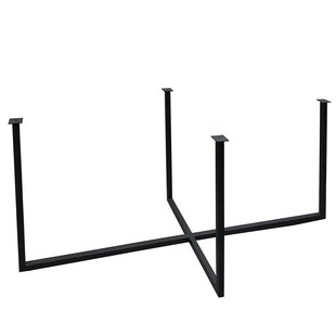 Stalen tafelpoot 178 bij 80 cm en hoogte 75,5 cm (3 x 3 cm)