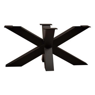 Stalen matrix zwart spinpoot 85 bij 38 cm en hoogte 37 cm (6 x 6 cm)