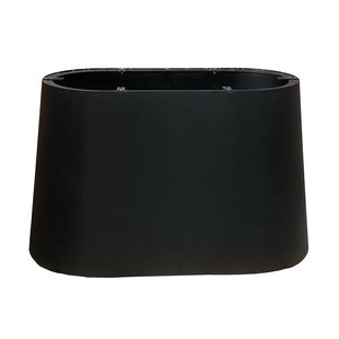 Ovale kegel tafelpoot taps van 120 bij 60 cm en hoogte 72 cm