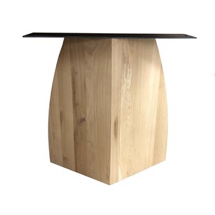 Eiken houten v poot 69 cm bij 22 cm en hoogte 75cm - 2 stuks