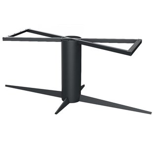 Stalen tafelonderstel zwart kolom 180 bij 78 cm en hoogte 73 cm