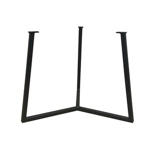 Stalen salononderstel zwart rond ø 55 cm en hoogte 41 cm (2 x 2 cm)