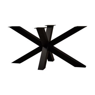 Stalen matrix zwart spinpoot 120 bij 75 cm en hoogte 73 cm (8 x 8 cm)