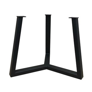 Stalen salononderstel zwart rond ø 62 cm en hoogte 45,5 cm (5 x 3 cm)