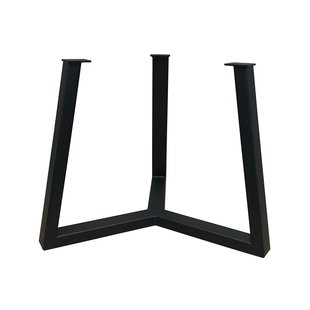 Stalen salononderstel zwart rond ø 55 cm en hoogte 40,5 cm (5 x 3 cm)