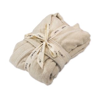 Kayori Fusai - Badjas - Katoen - XXL - Zand