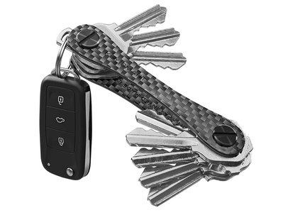 Keysmart compact keyholder carbon fiber