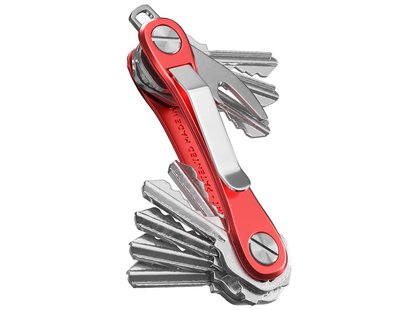 Keysmart keyholder rugged red clam