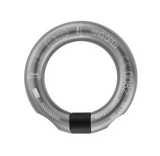 Petzl ring open dark grey