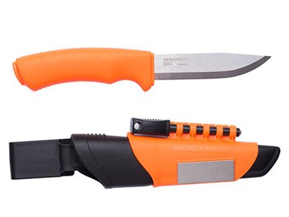 Mora bushcraft survival orange clampack