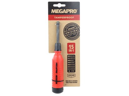 Megapro tamperproof 15-in-1 multibitschr