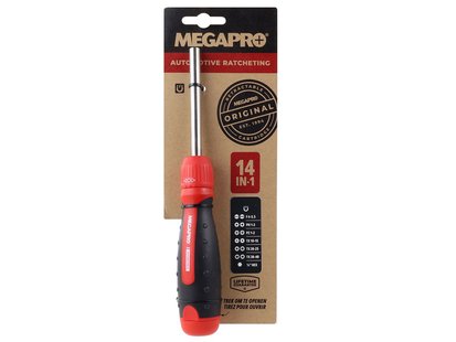 Megapro automotive ratchet 13-in-1 multi