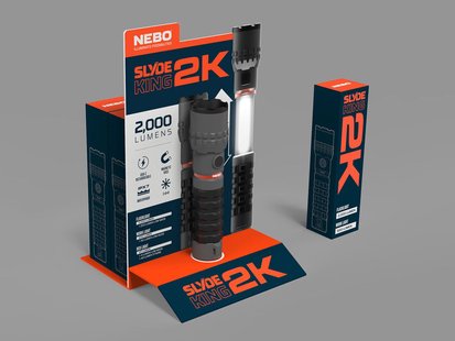 Nebo slyde king display