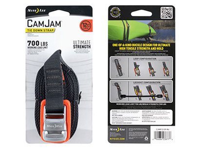 Nite ize camjam tie down spanband grijs