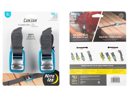 Nite ize camjam tie down spanband grijs1