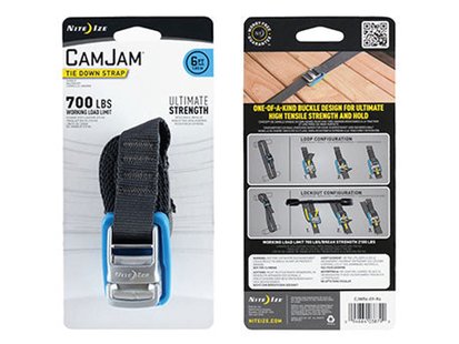 Nite ize camjam tie down spanband grijs