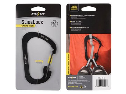 Nite ize karabijnhaak slidelock zwart #6
