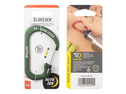 Nite ize karabijnhaak slidelock aluminiu