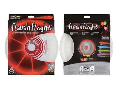 Nite ize flashflight frisbee rood