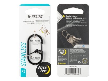 Nite ize g-series karabijnhaak zwart #2