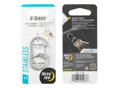 Nite ize g-series karabijnhaak zilver #2