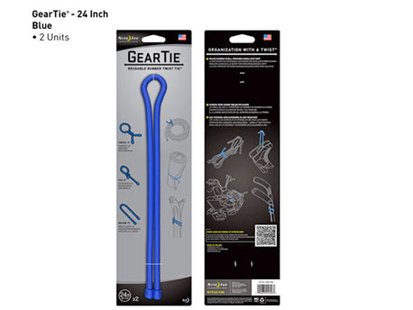 Nite ize gear tie 24" 2pack blue