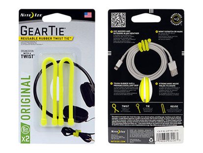 Nite ize gear tie kabelbinder 2-pack gee