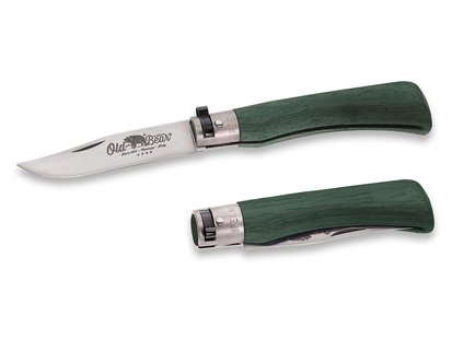 Old bear full color groen m