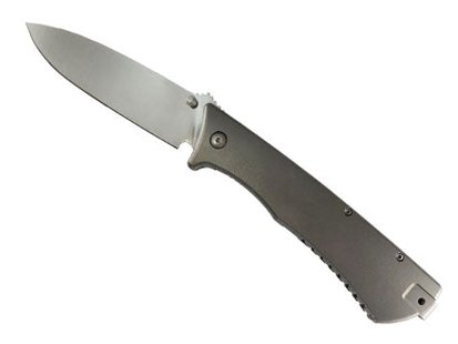 Ontario knife cerberus folder titanium