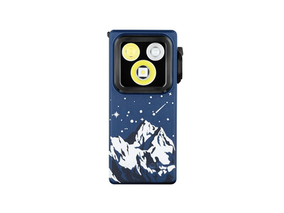 Olight Oclip Ultra Snowy Summit – Multifunctionele Cliplamp met 3 LED’s en UV-licht