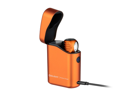 Olight Perun 3 Mini Premium Orange – 1250 lumen hoofdlamp met oplaadcase