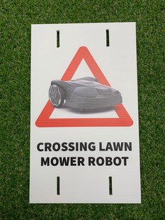 Bordje overstekende robotmaaier 37x23 en