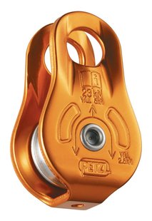 Petzl fixe katrol geel tot 2,5kn