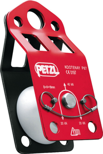 Petzl KOOTENAY – Hoogwaardige Katrol voor Knopenpassage 19 mm &amp; 10 KN