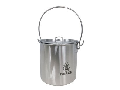 Pathfinder rvs bushpot met deksel (1,9 l
