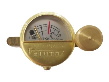 Petromax Manometer Messing