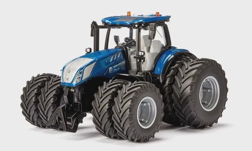 New Holland T7.315 Met Dubbele Banden En Bluetooth Op Schaal 1:32