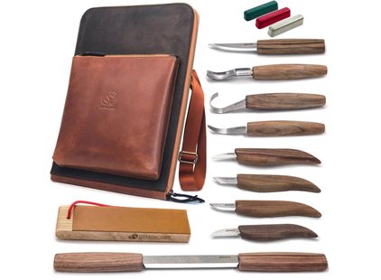 Beavercraft Houtsnijset Schoudertas