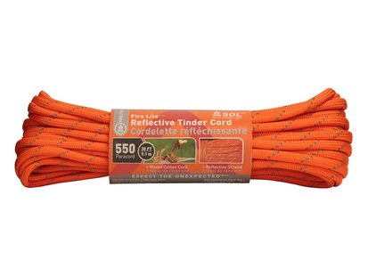 Sol fire lite 550 tinder paracord 9,1 m